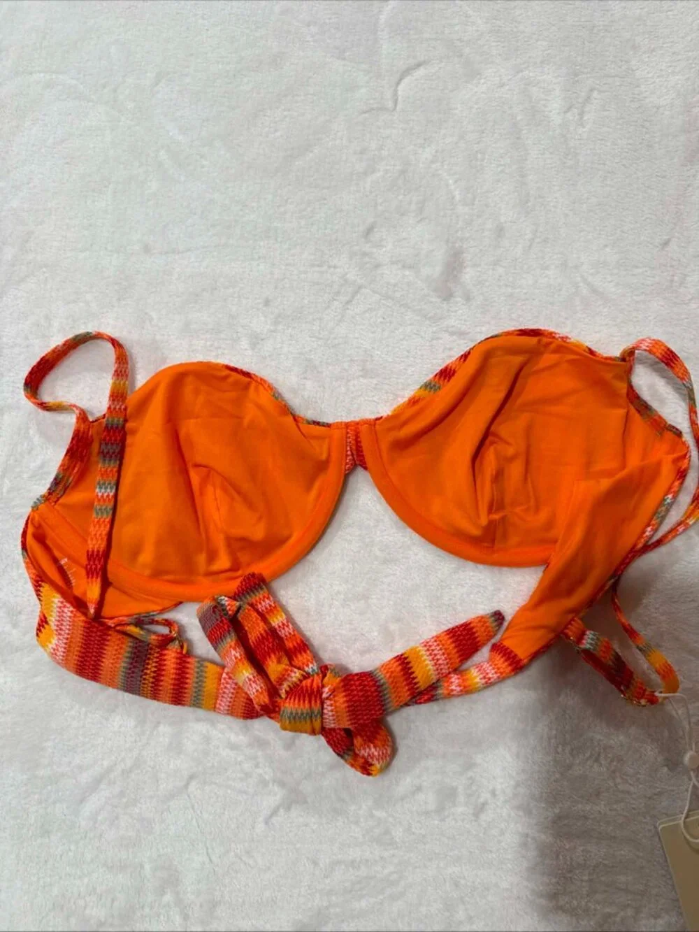 Monday Swimwear bikini Set Capri Top and Byron bottom- Sardinia Stripe